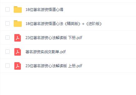 著名游资们的心得